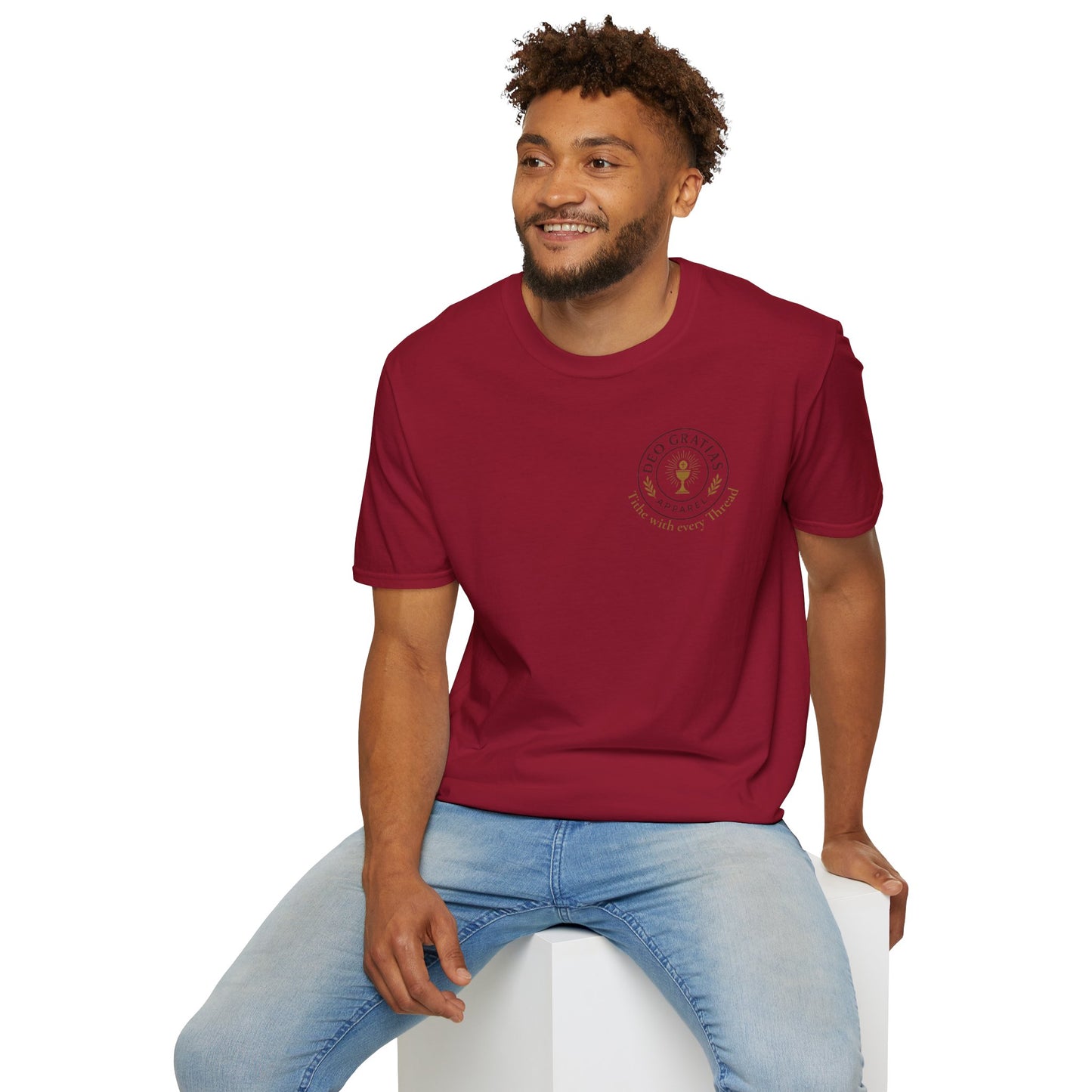 His Presence Casual T-Shirt for Catholic Men and Women
